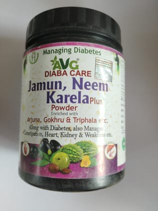 Diaba care jamun,neem karela plus powder 