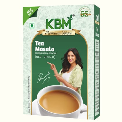 KBM Premium Spices Tea Masala, 25 gm Carton