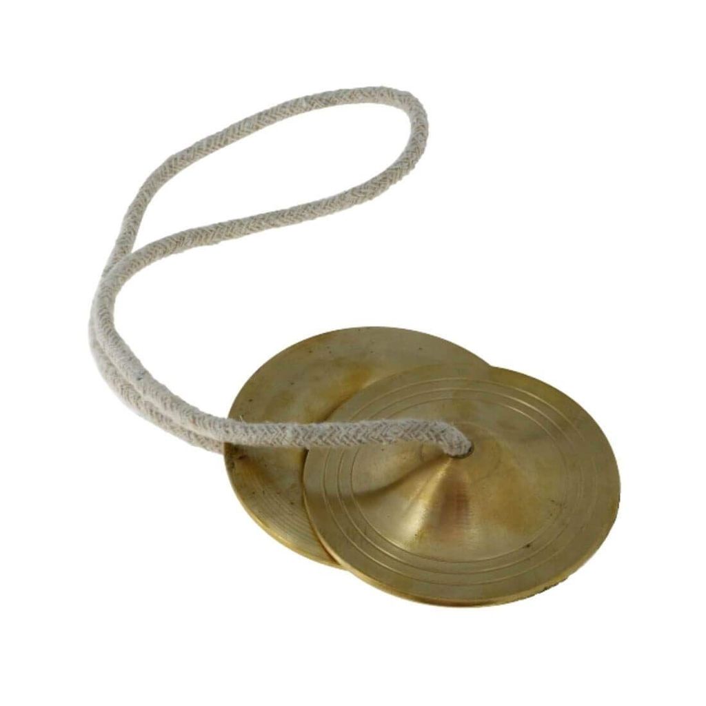 MAYAPURI Manjira/Karatalas Musical Instrument for Hand Cymbals Bhajan, Kirtan, Harinaam - Pooja Needs | Buy online on ZillyBuy