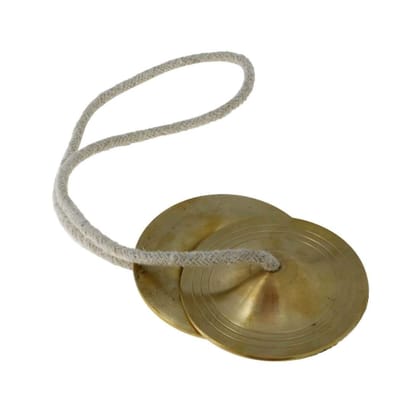 MAYAPURI Manjira/Karatalas Musical Instrument for Hand Cymbals Bhajan, Kirtan, Harinaam