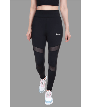 IDASS - Lycra Slim Fit Black Women's Tights ( Pack of 1 )