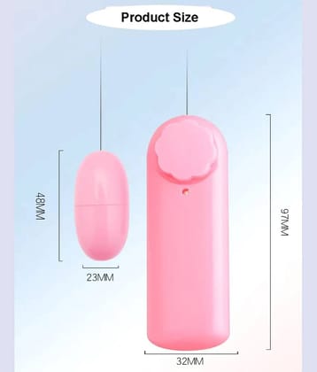 Single Egg Massager For Full Body Muscle Relaxation & Pain Relief With 5 Vibration, Pink Color (Pack of 1)
