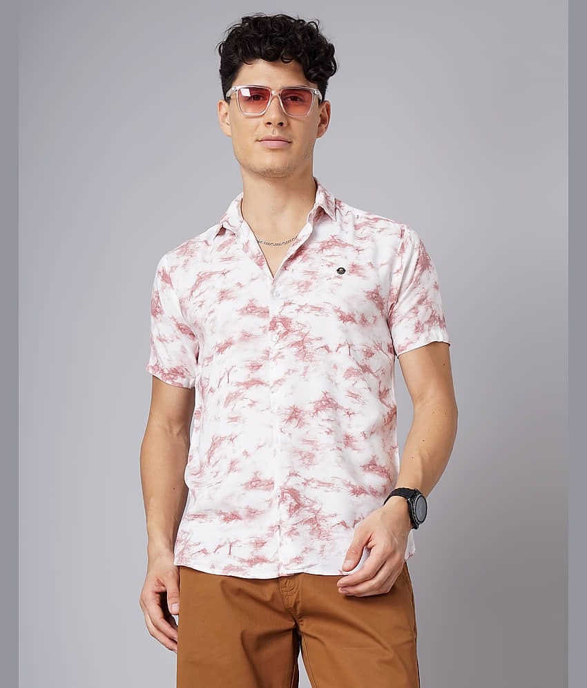 Paul Street - Green Rayon Slim Fit Men's Casual Shirt ( Pack of 1 )