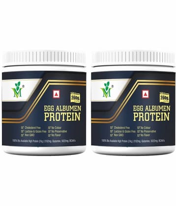 Egg Albumen White Protein Powder Pack of 2 - 200gm