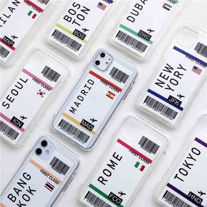 City Boarding Pass Travel Ticket Custom Slim Soft Cases-Berlin