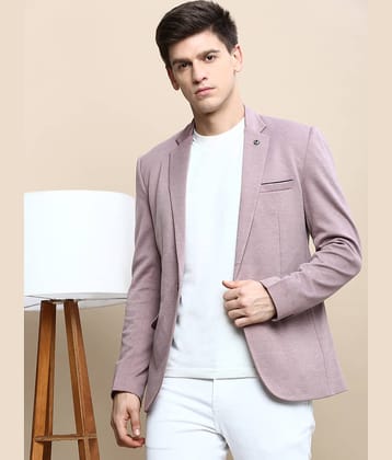 Showoff Cotton Blend Men's Blazer - Mauve ( Pack of 1 )