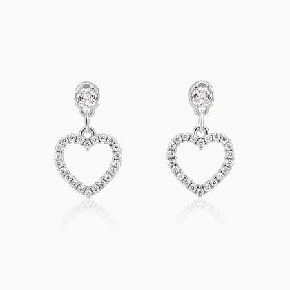 Charming Heart Drop Earrings