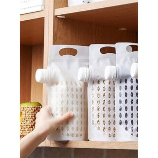 Food Storage Grain Bag Multi Purpose Pour Reusable Bag Food Storage Container (Pack of 5 PCs,Multicolor)