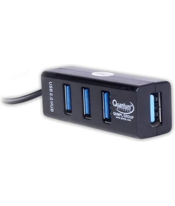Quantum QHM6660 4 Port Hi-Speed USB Hub with Power Switch