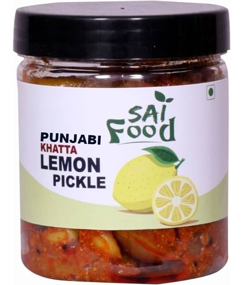 SAi Food PUNJABI Masalo Se Bana Sweet n Sour Premium Sweet Lemon Pickle Nimbu Ka Achar Pickle 250 g