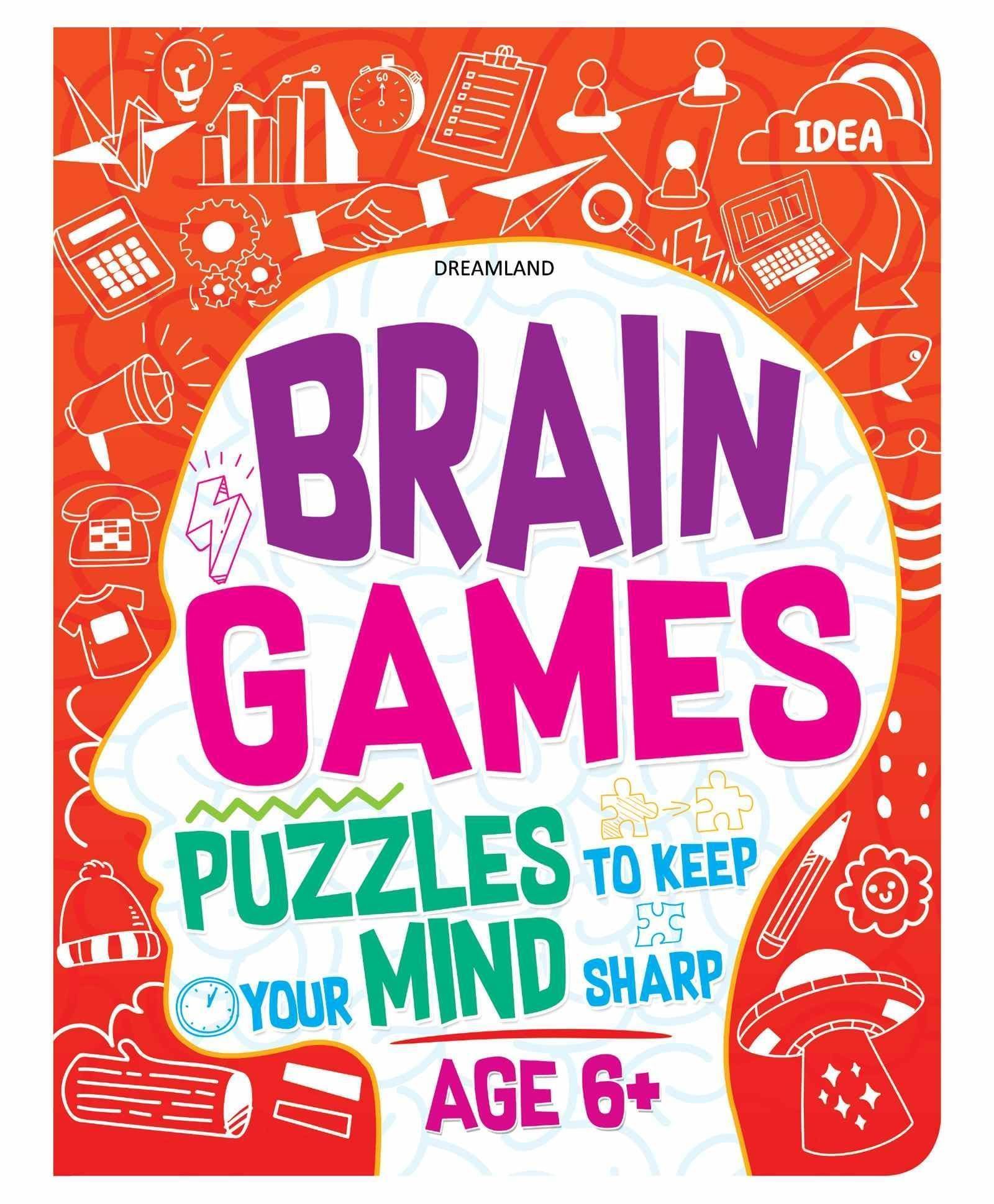 Brain Games Age 6+ (English, Paperback, unkno [Paperback] Dreamland Publications