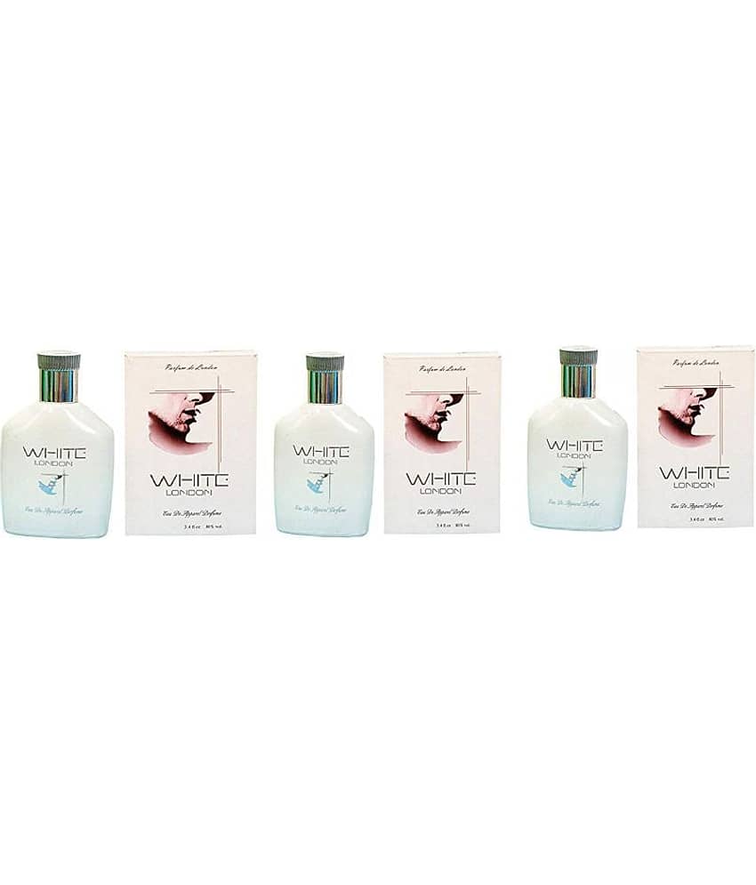 WHITE LONDON Apparel Perfume Eau de Parfum ,Pack of 3 ,50 ml each.