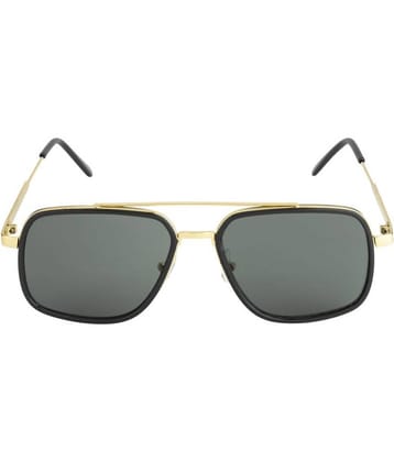 Fair-X - Gold Square Sunglasses ( Pack of 1 )