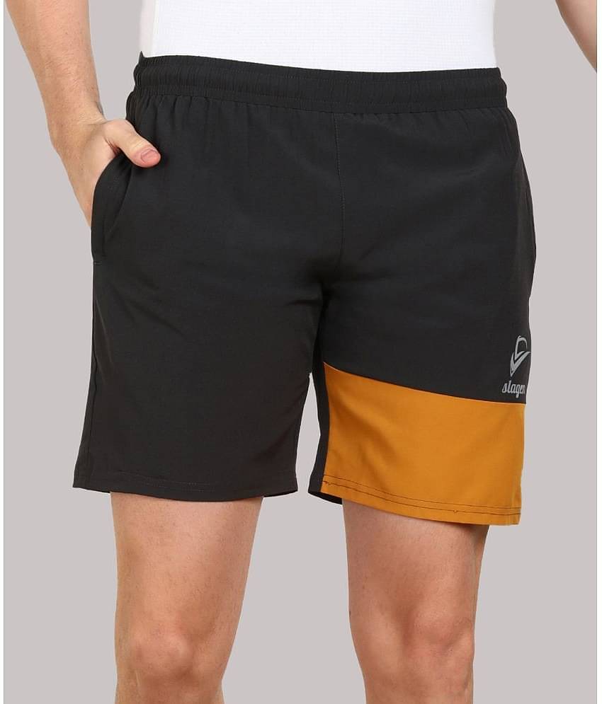 SLAGEN - Black Polyester Men's Running Shorts ( Pack of 1 )