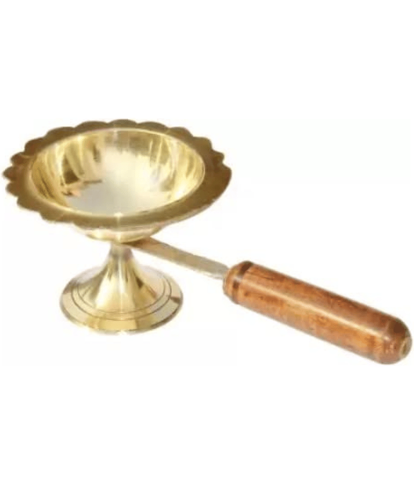 NAVYAKSH Brass Akhand Diya - Pack of 1