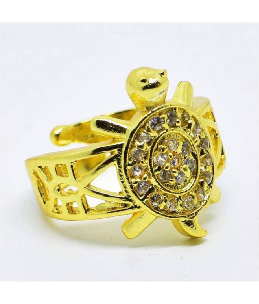 PAYSTORE Adjustable Panchdhatu Kachua Ring/Tortoise