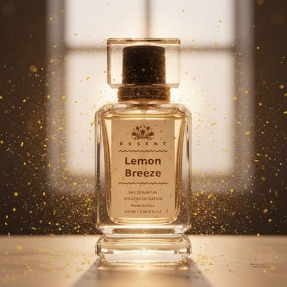 Essent Perfumes Lemon Breeze Eau de Parfum (EDP) – Citrus Fresh Zesty Long Lasting Perfume – Unisex Fragrance
