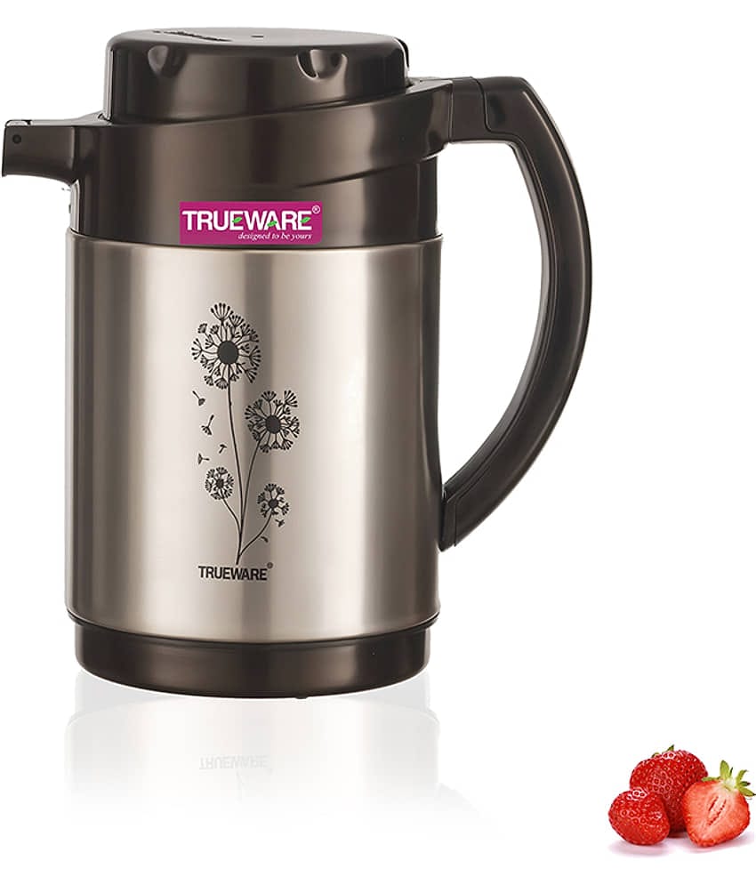 Trueware Ruff Tuff Thermoware Silver Steel Flask ( 750 ml )