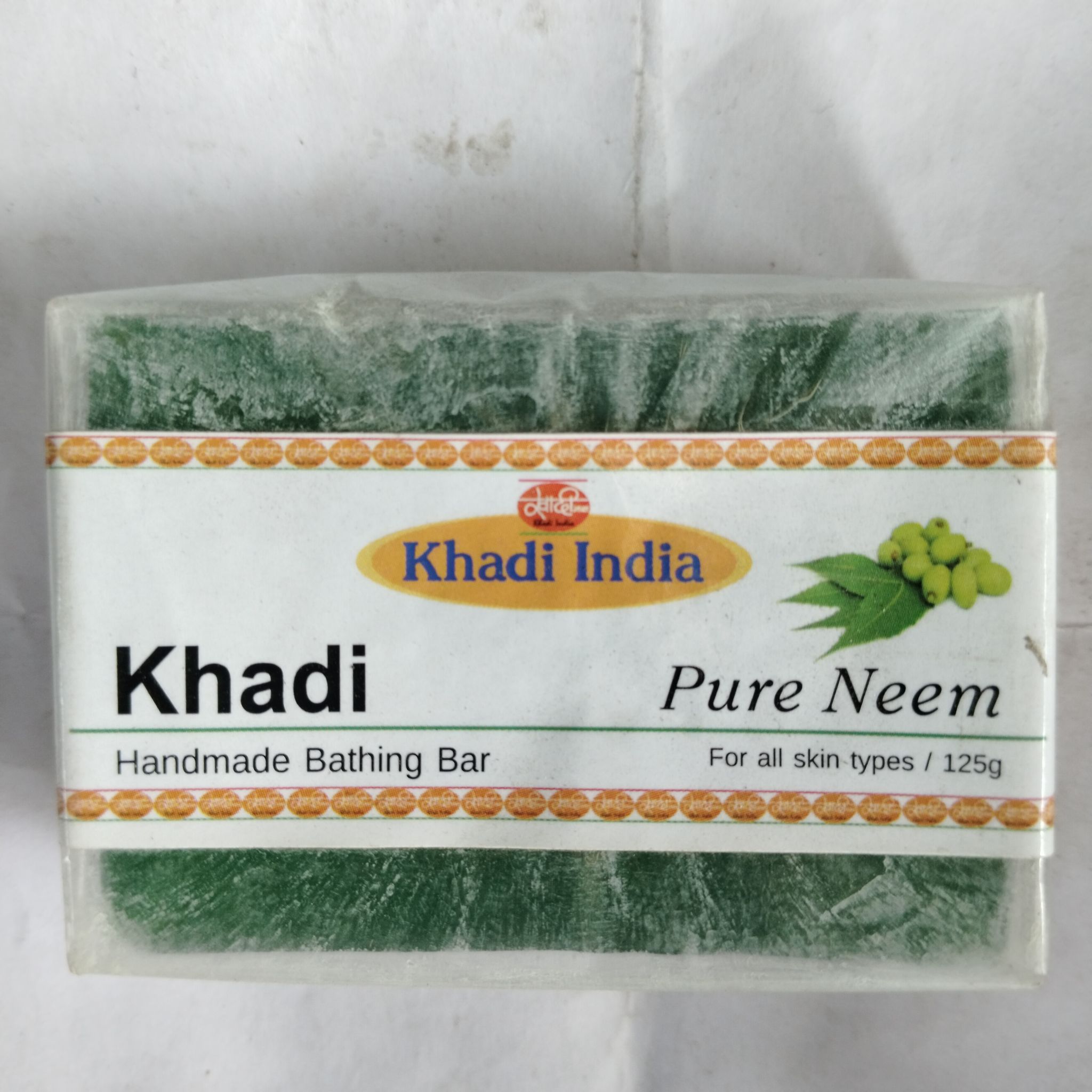Khadi Handmade bathing bar Pure neem For All skin type 