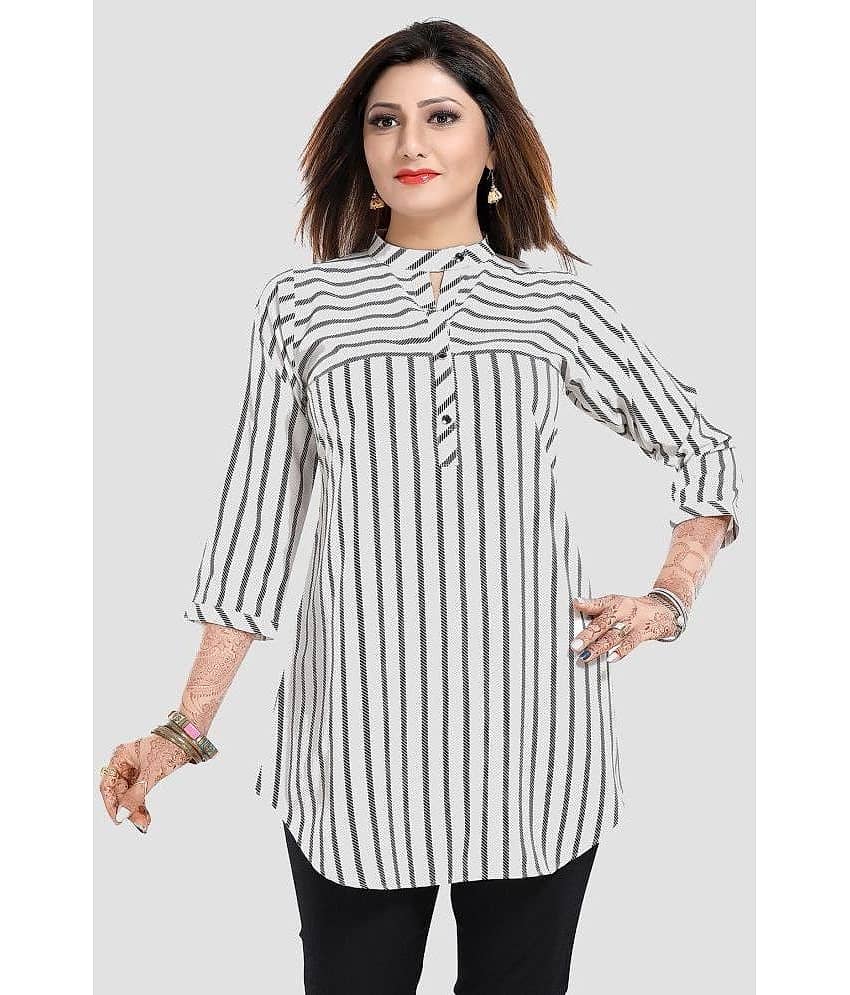 Crepe Short Kurti For Women (Pack of 1)