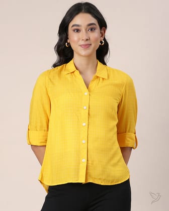 Casual Shirt - Sunflower-S / Sunflower