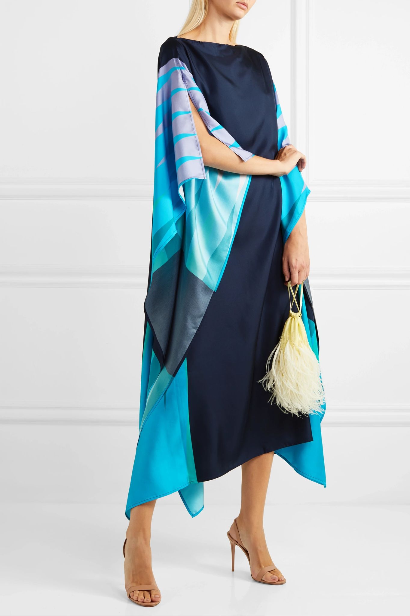 Ocean Breeze Silk Kaftan