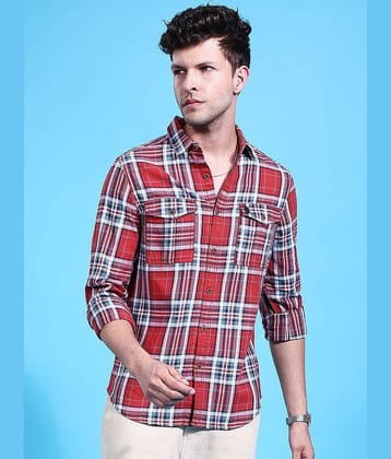 The Indian Garage Co Men Checked Casual Shirt