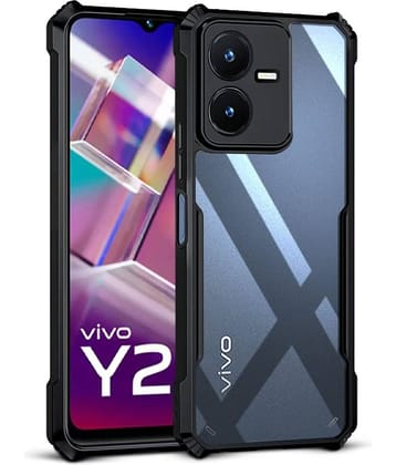 VAKIBO Plain Cases Compatible For Rubber Vivo Y22 ( Pack of 1 )