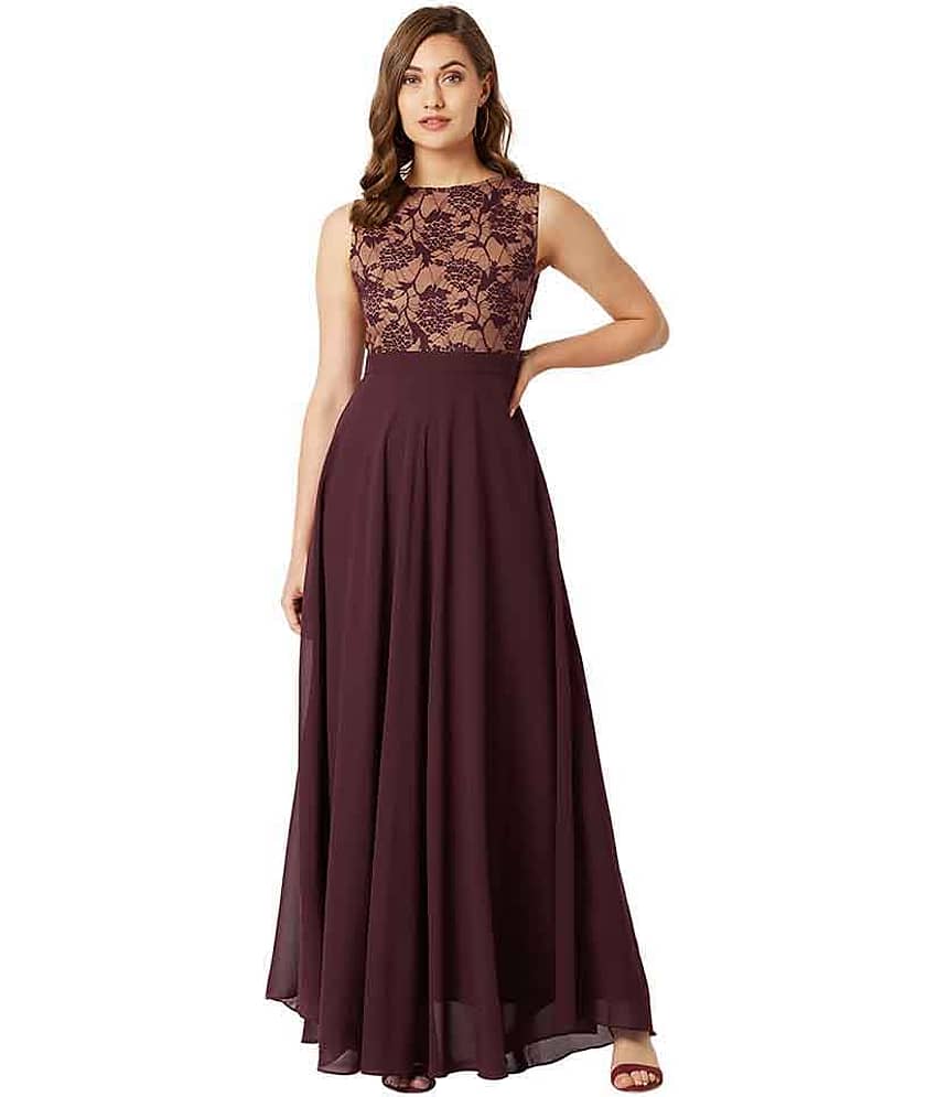 Miss Chase Women Georgette A-line Dress ( Multi Color )