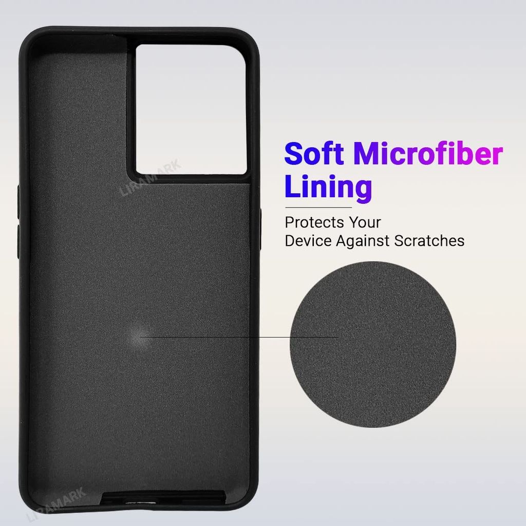 LIRAMARK Liquid Silicone Soft Back Cover Case for OnePlus Nord 2T 5G / 1+Nord 2T 5G