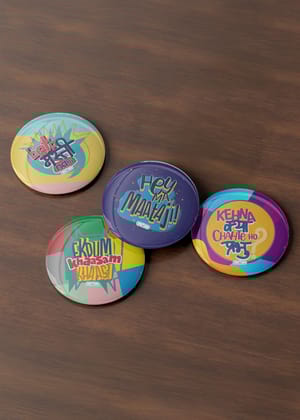 Taarak Mehta Ka Ooltah Chashmah|Button Badges Set of - 4.