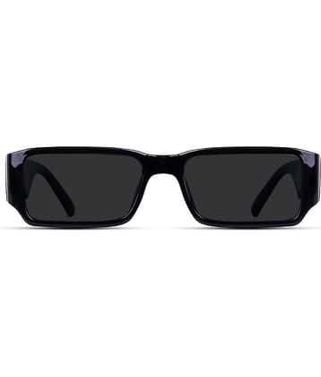 Creature - Black Rectangular Sunglasses ( Pack of 1 )