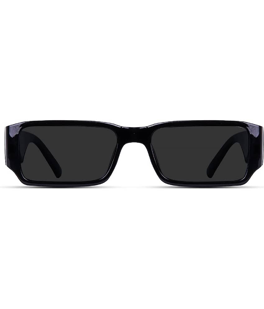Creature - Black Rectangular Sunglasses ( Pack of 1 )