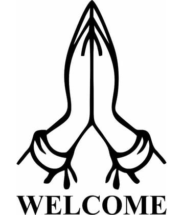 Asmi Collection Welcome Home Wall Sticker ( 42 x 30 cms )