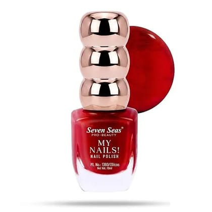 Seven Seas My Nails Nail Polish, High Colour Pay Off, Long Lasting, Quick Drying, Chip Resistant, Non-Staining, 10ml (254, 10ml) Seven Seas My Nails Nail Polish, High Colour Pay Off, Long Lasting, Quick Drying, Chip Resistant, Non-Staining, 10ml (254, 10ml)