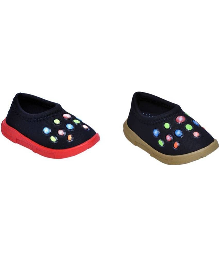 NEOBABY - MultiColor Booties For Baby Boy & Baby Girl 9-12 Months ( Pack of 2 )