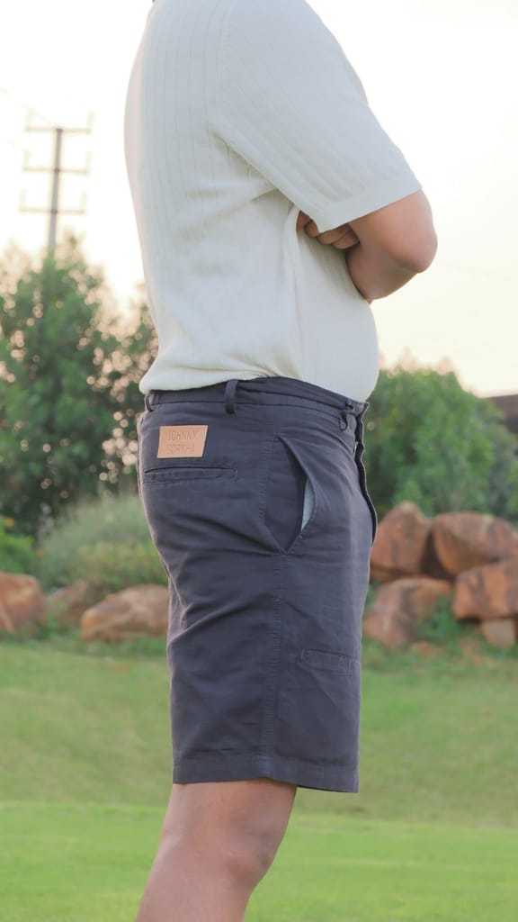 Chic Men Johnny Gorkha Men's Golf Shorts | Blend of Hemp and Cotton Fabric 2025 at ShopCircuit |