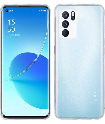 Case Vault Covers - Transparent Silicon Silicon Soft cases Compatible For Oppo Reno 6 pro ( Pack of 1 )