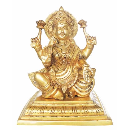 Brass Showpiece Laxmi Ji Statue (BSMAS159)