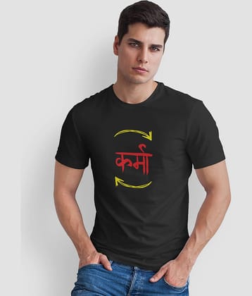 The Twenty Eight Pack of 1 Cotton Regular Fit Men's T-Shirt ( Black )