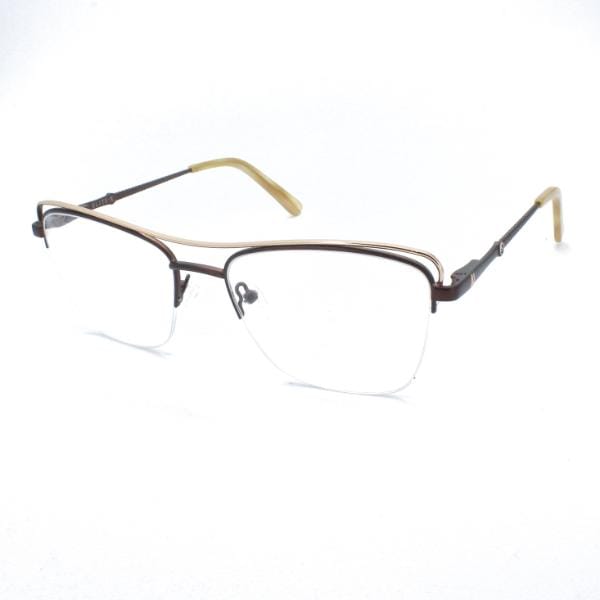 Lensoz Elite X Luxe Half Rim - Narrow - Copper Brown