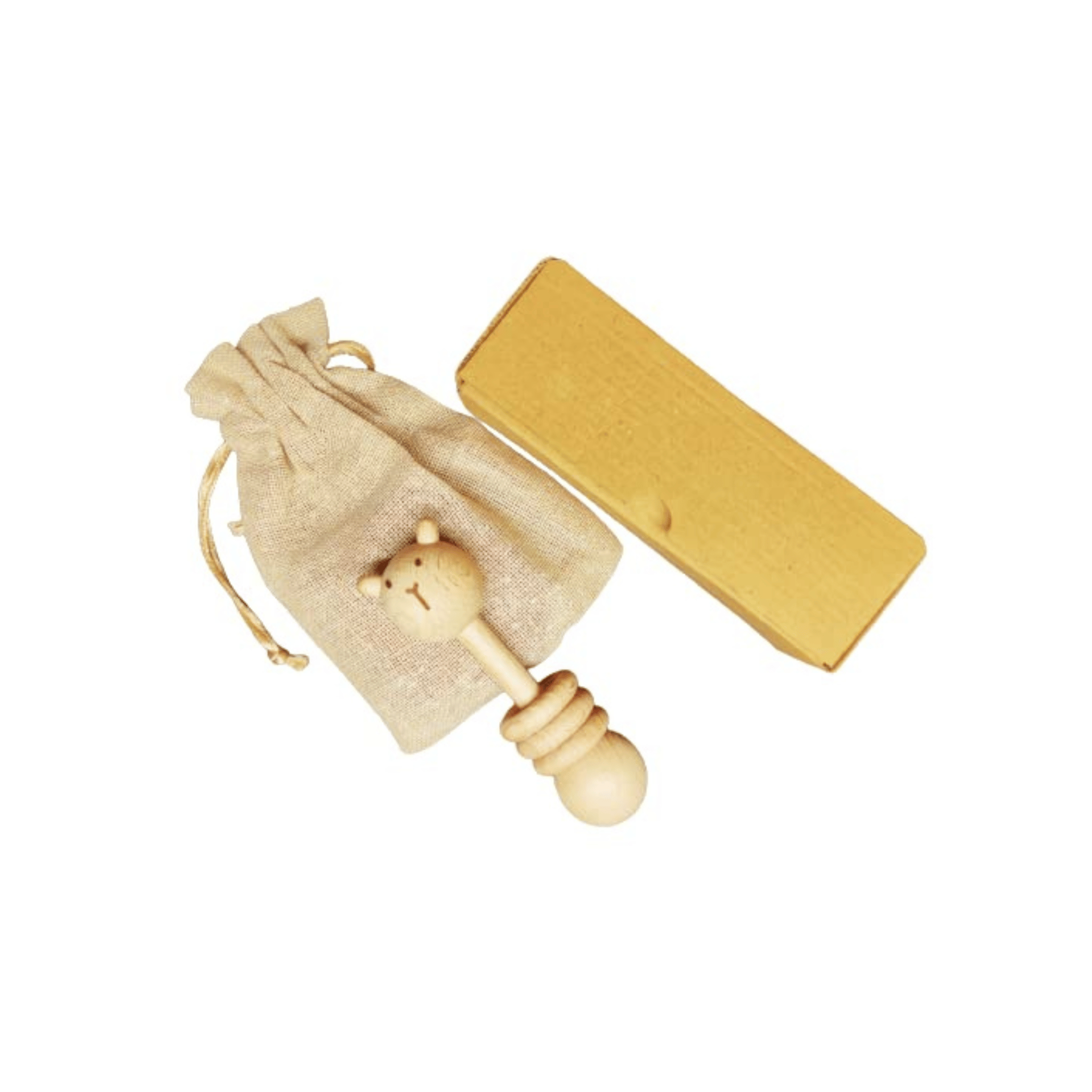 Neem Wooden Rattler Cum Child Safe Teether.