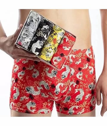 Cavenders Pack of 5 Nylon Trunks For Men's ( Multicolor )