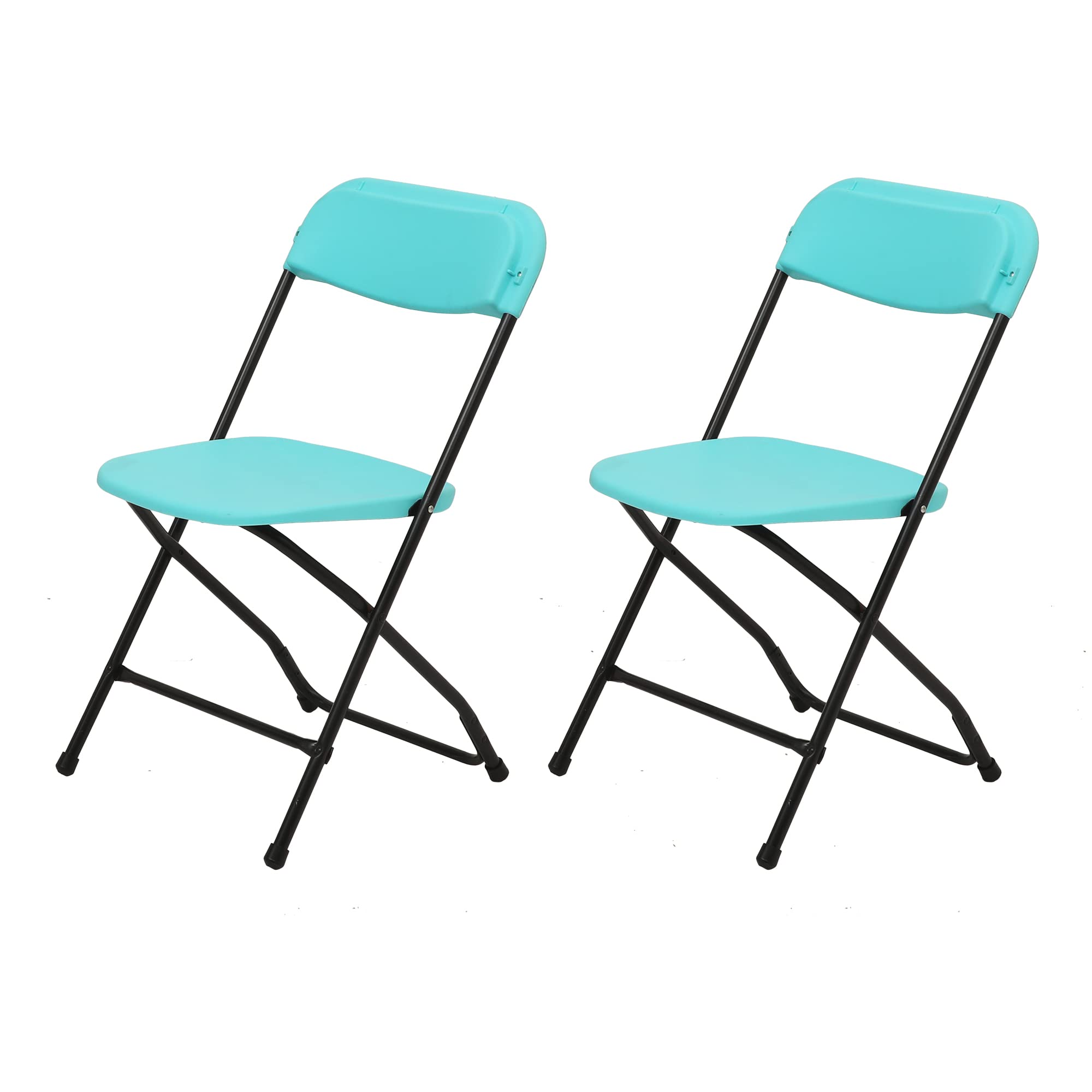 Supreme Furniture Amity Polypropylene with Metal Frame Folding Without Arm Chair Suitable for Home, Office, Hospital, Garden, Cafeteria, Restaurant, Hotel, Indoor & Outdoor (Set of 2, Red)