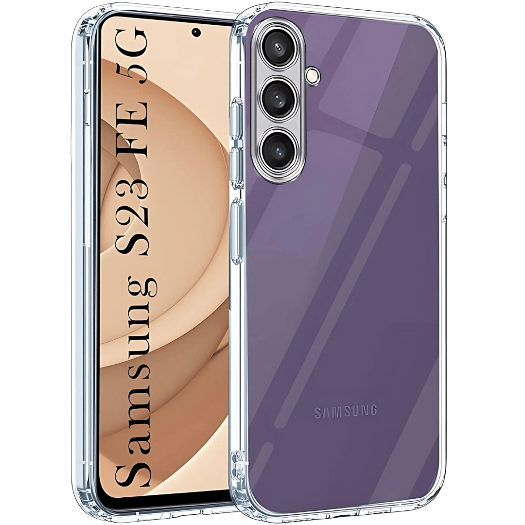 SilicaClear Transparent Silicone Case for Samsung S23 Fe