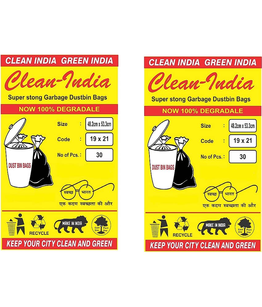 C I Garbage Medium 60 pcs - 19X21 Disposable Garbage Trash Waste Dustbin Bags
