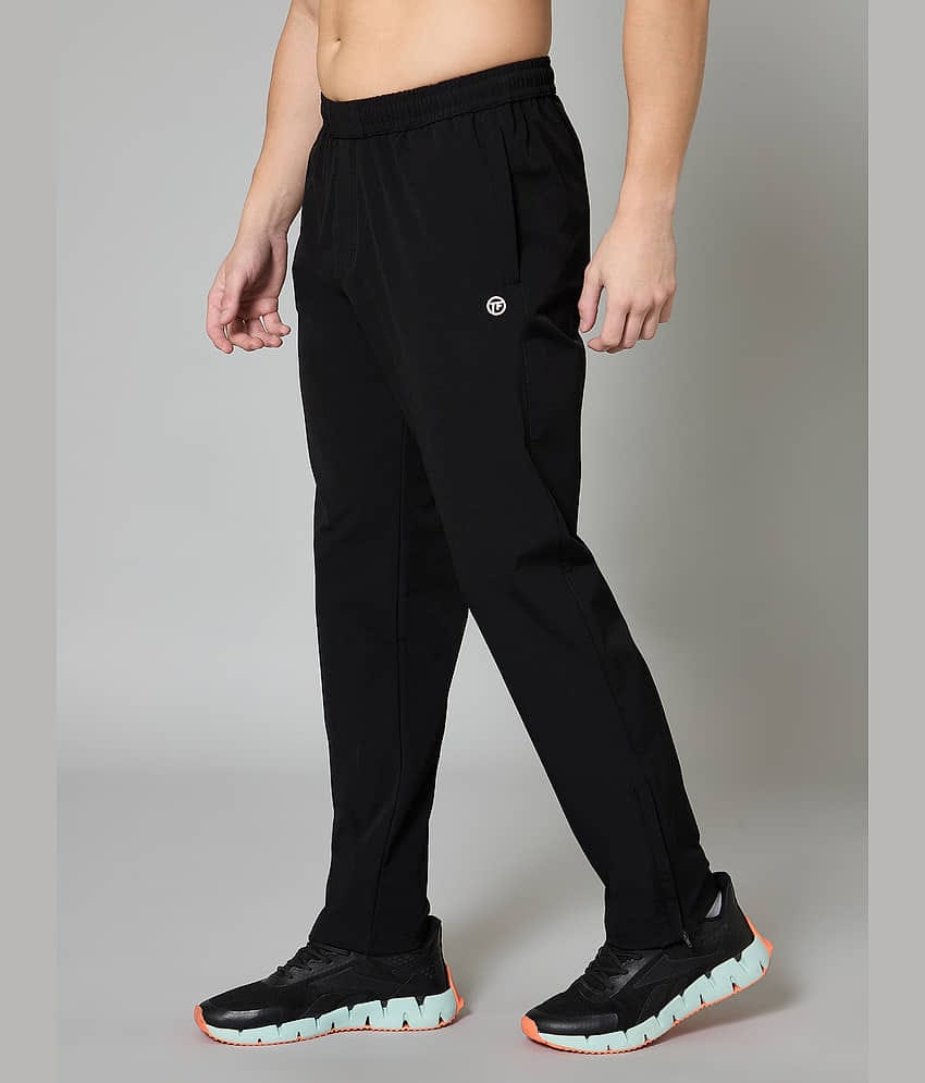 Turnfit Black Polyester Men's Sports Trackpants ( Pack of 1 )