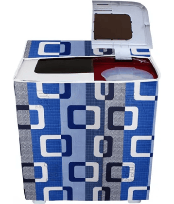 ENTICE Semi-Automatic Washing Machine Cover Compatiable For 8 kg - Blue