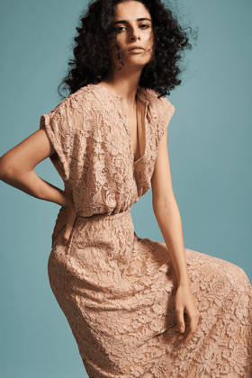 NUDE LACE MAXI-XS / Nude