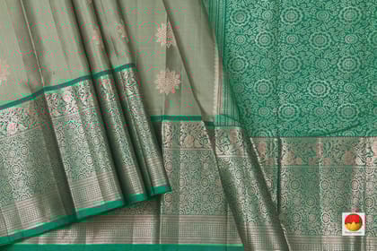 Green Handwoven Soft Silk Saree Pure Silk For Festive Wear PV KU 106